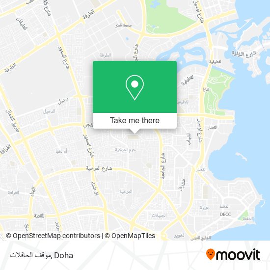 موقف الحافلات map