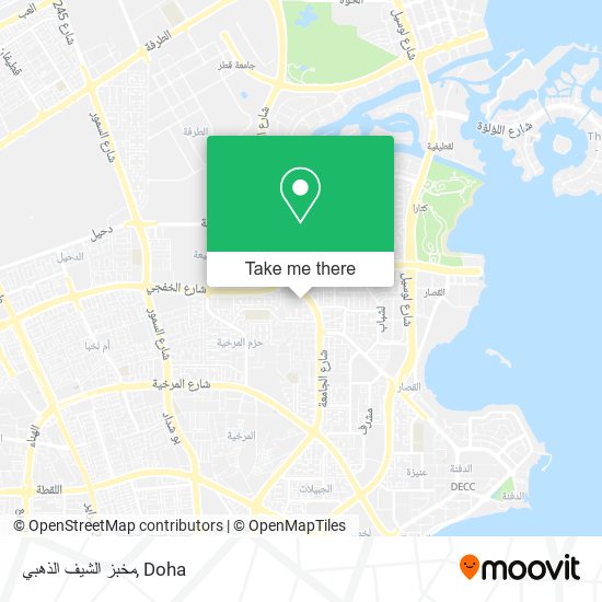 مخبز الشيف الذهبي map