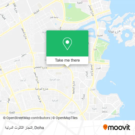 التجار الثالوث الدولية map