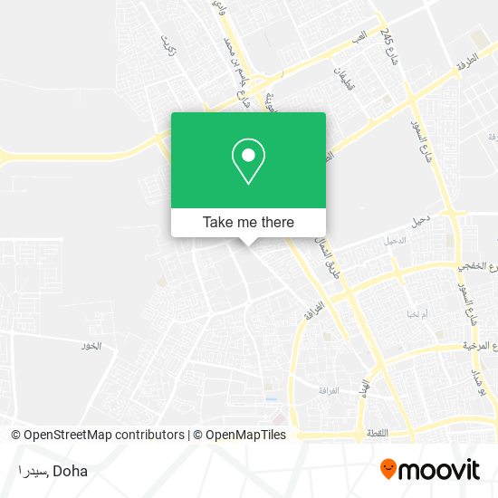 سيدرا map