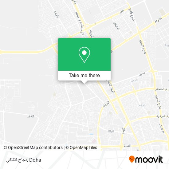 دجاج كنتاكي map
