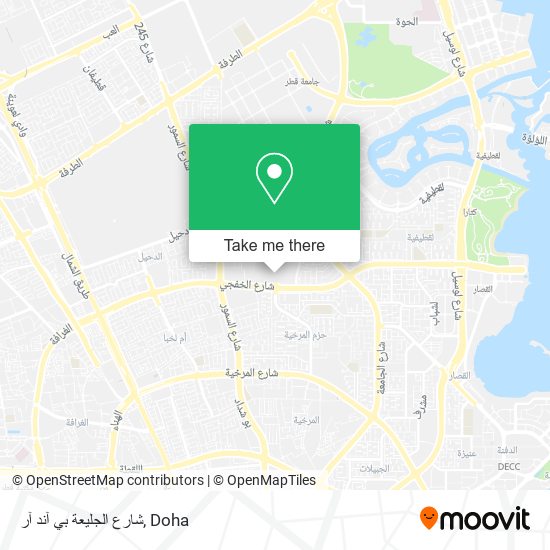 شارع الجليعة بي آند آر map