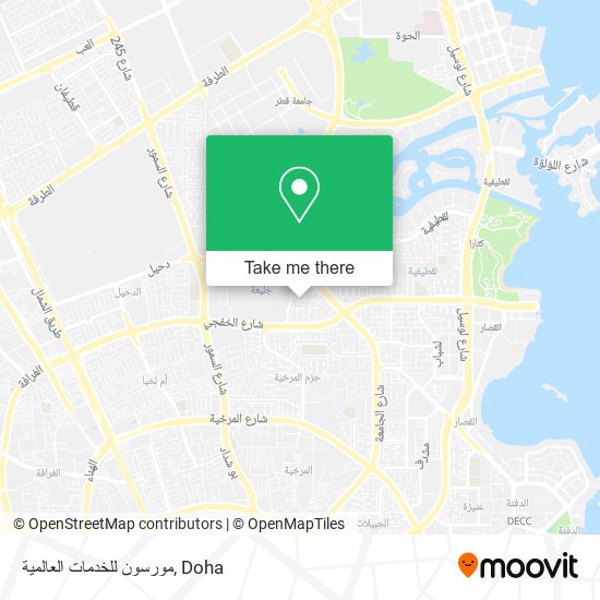 مورسون للخدمات العالمية map