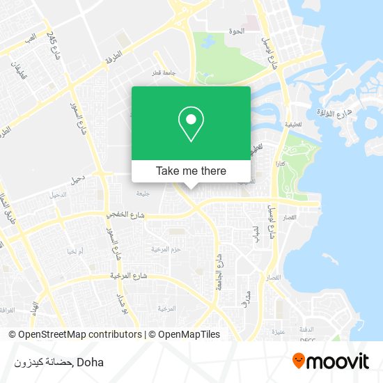 حضانة كيدزون map
