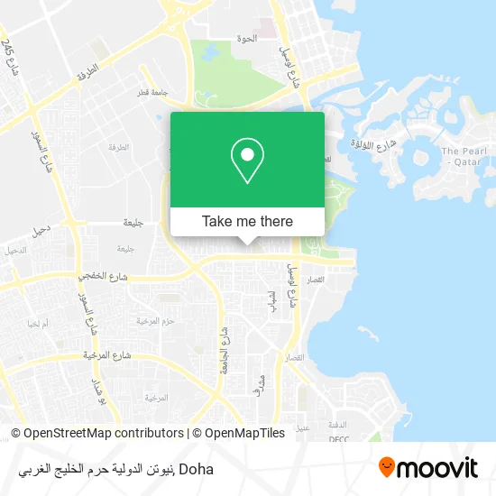 نيوتن الدولية حرم الخليج الغربي map