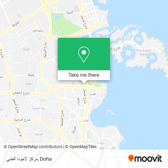 مركز لاجونا الطبي map