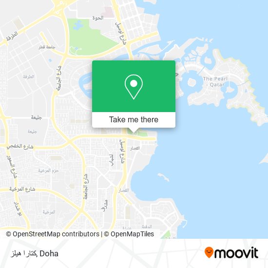كتارا هيلز map