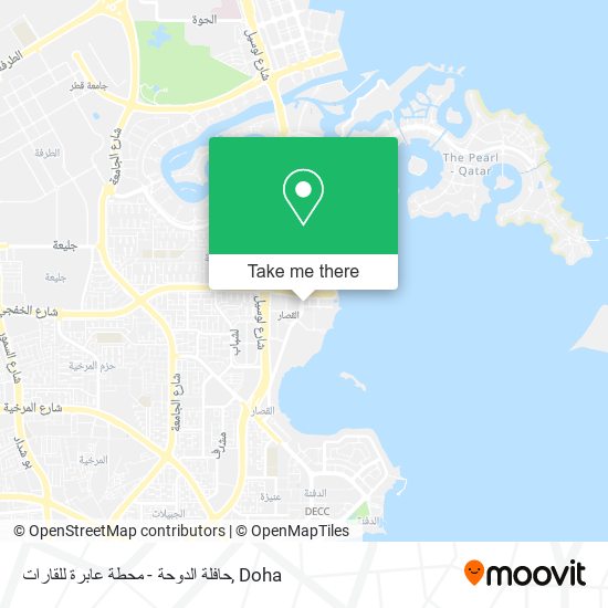 حافلة الدوحة - محطة عابرة للقارات map