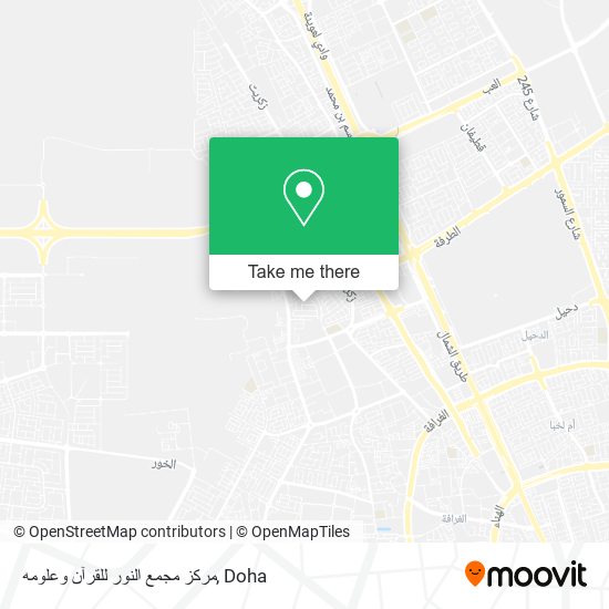 مركز مجمع النور للقرآن وعلومه map