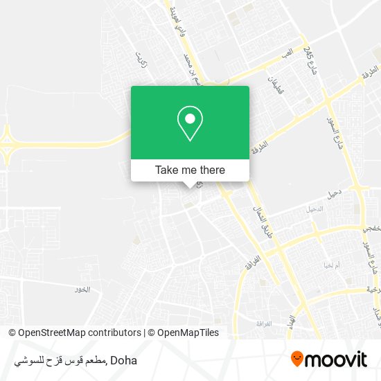 مطعم قوس قزح للسوشي map