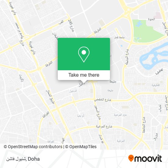 شنيول فاشن map