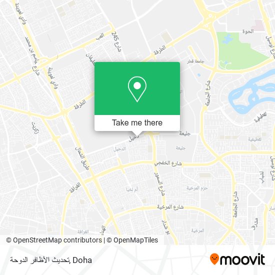 تحديث الأظافر الدوحة map