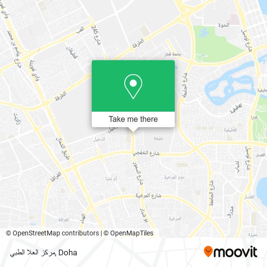 مركز العلا الطبي map