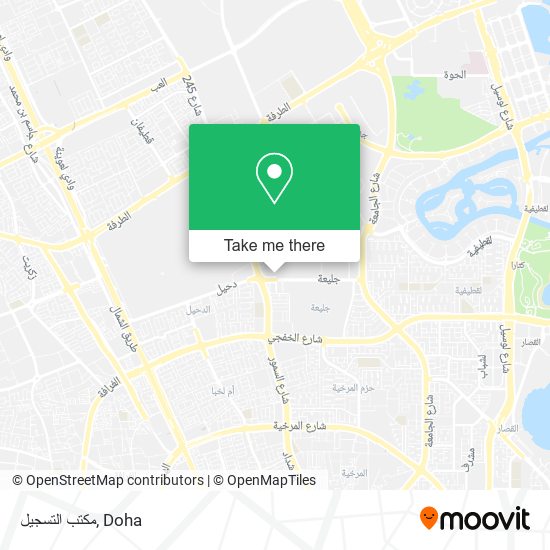 مكتب التسجيل map