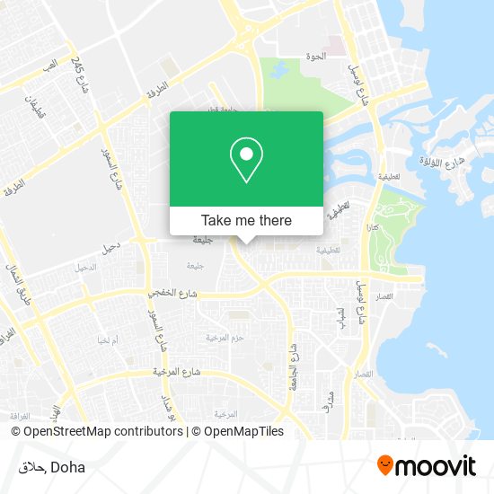 حلاق map