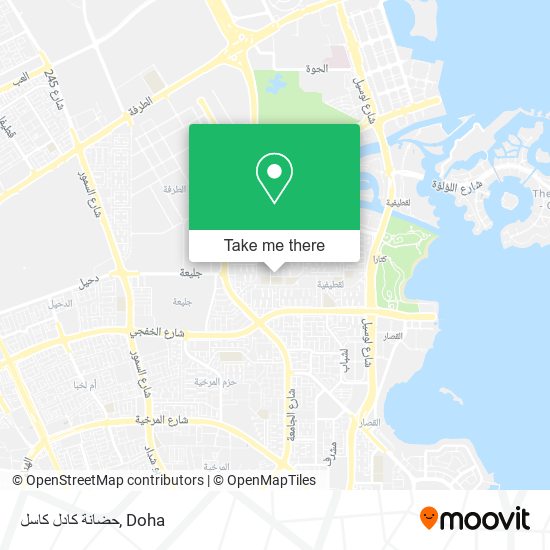 حضانة كادل كاسل map