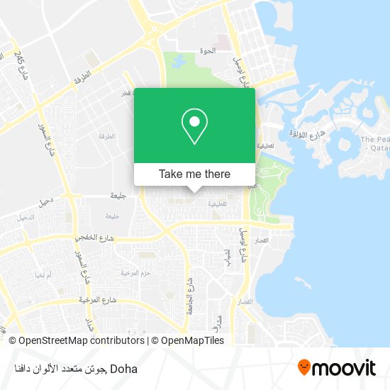 جوتن متعدد الألوان دافنا map
