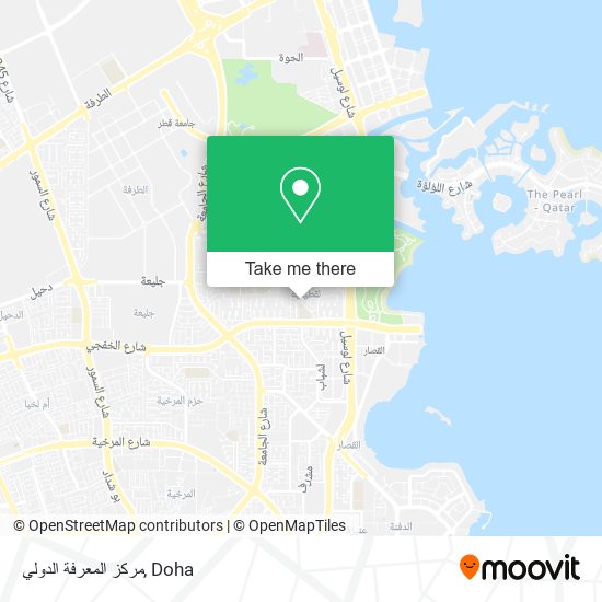 مركز المعرفة الدولي map