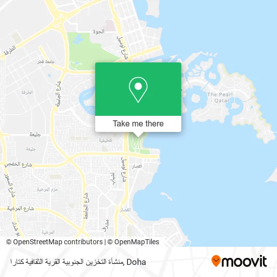 منشأة التخزين الجنوبية القرية الثقافية كتارا map
