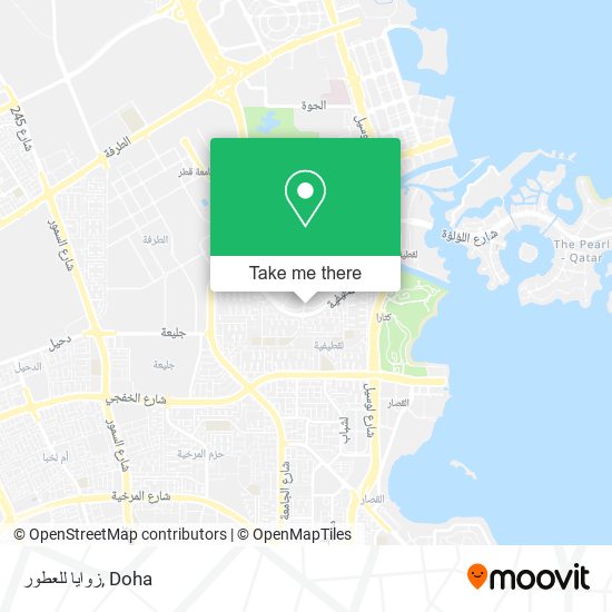 زوايا للعطور map