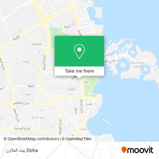 بيت العلاون map