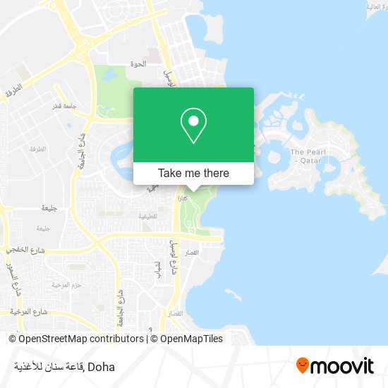 قاعة سنان للأغذية map