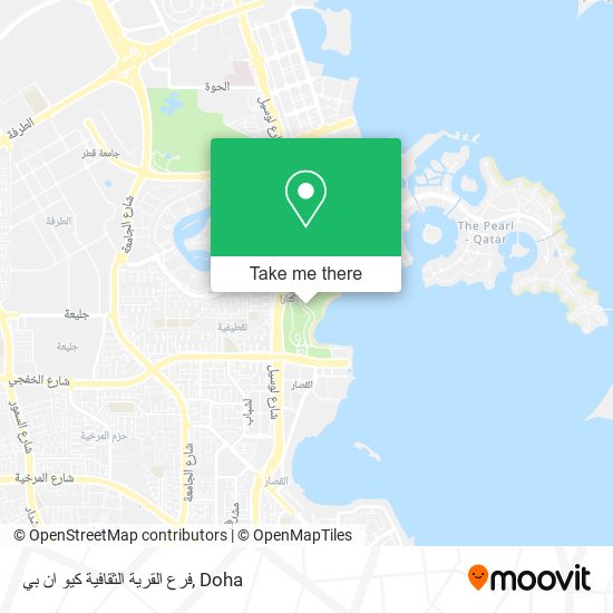 فرع القرية الثقافية كيو ان بي map