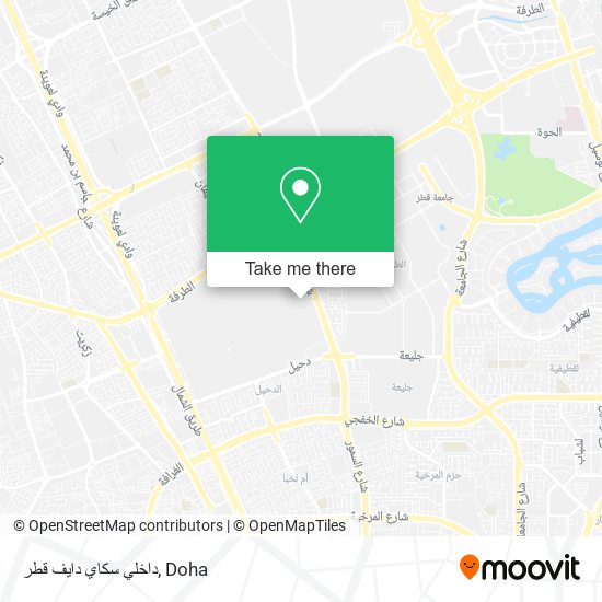 داخلي سكاي دايف قطر map
