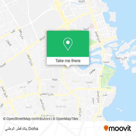 بنك قطر الوطني map