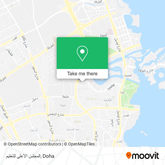 المجلس الأعلى للتعليم map