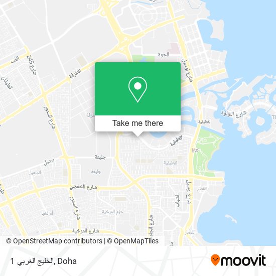 الخليج الغربي 1 map