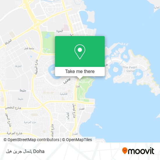 شمال جرين هيل map