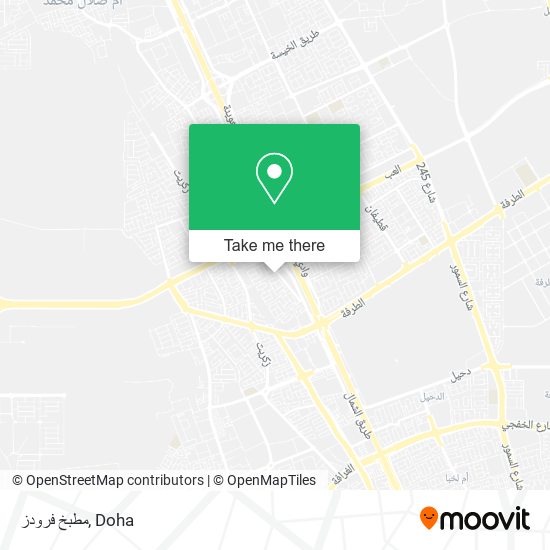 مطبخ فرودز map