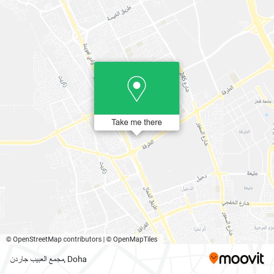 مجمع العبيب جاردن map