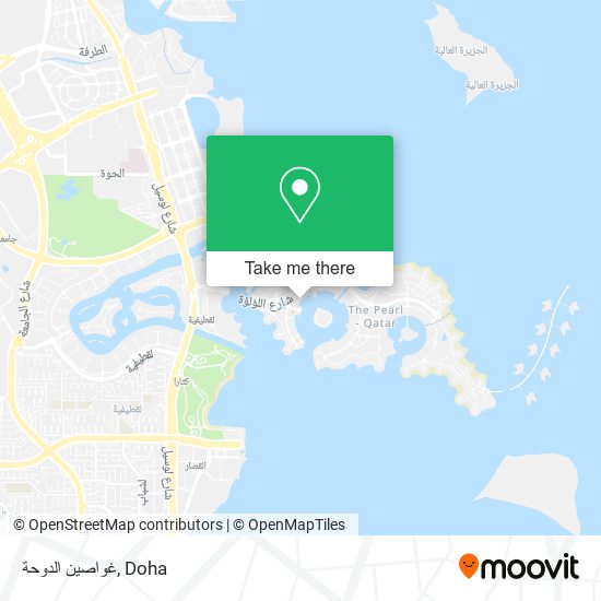 غواصين الدوحة map