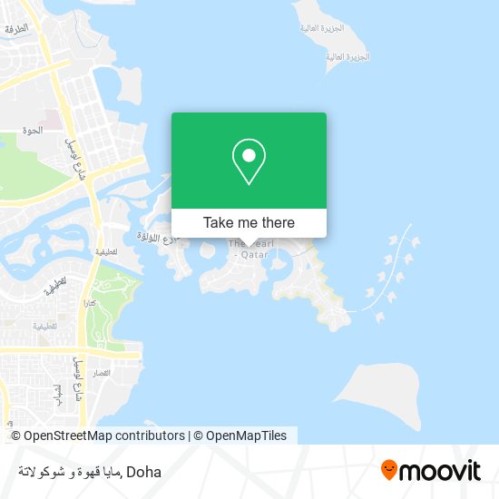 مايا قهوة و شوكولاتة map