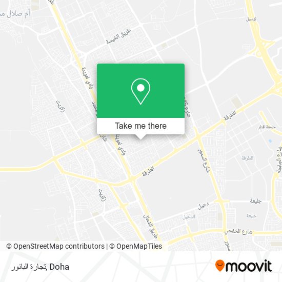 تجارة البانور map