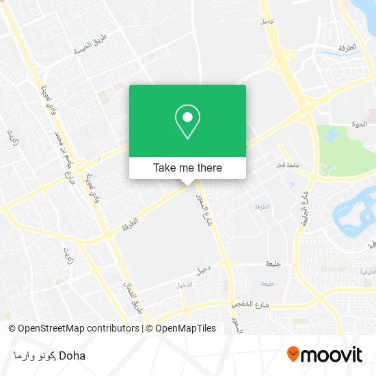 كونو وارما map