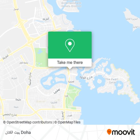 بيت الكتان map