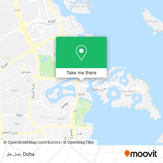 عسل حلو map