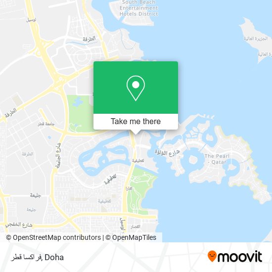 فراكسا قطر map