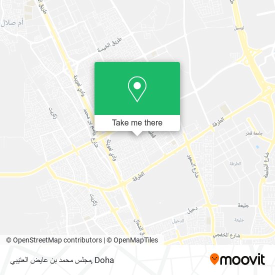 مجلس محمد بن عايض العتيبي map