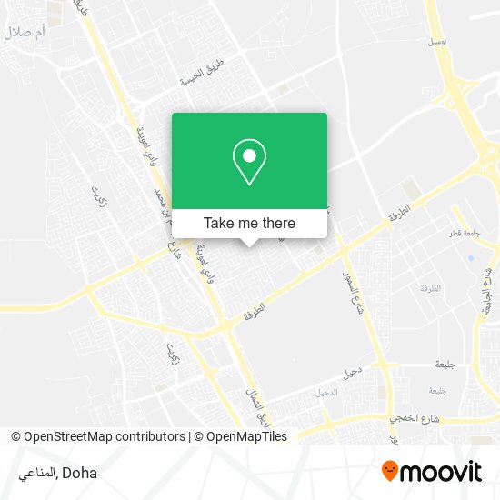 المناعي map