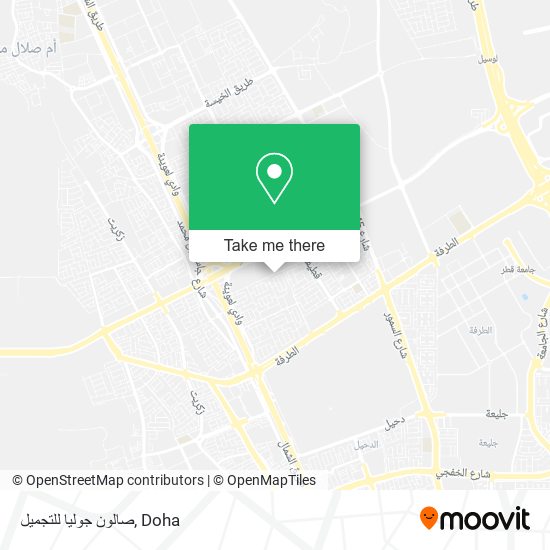 صالون جوليا للتجميل map