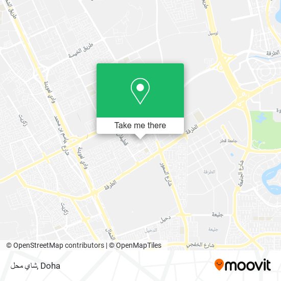 شاي محل map