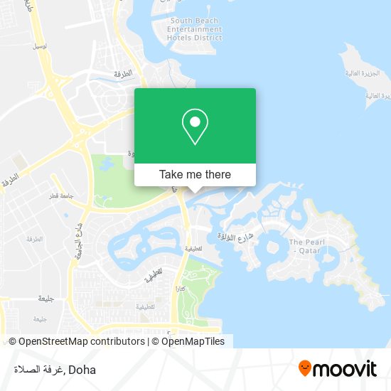 غرفة الصلاة map