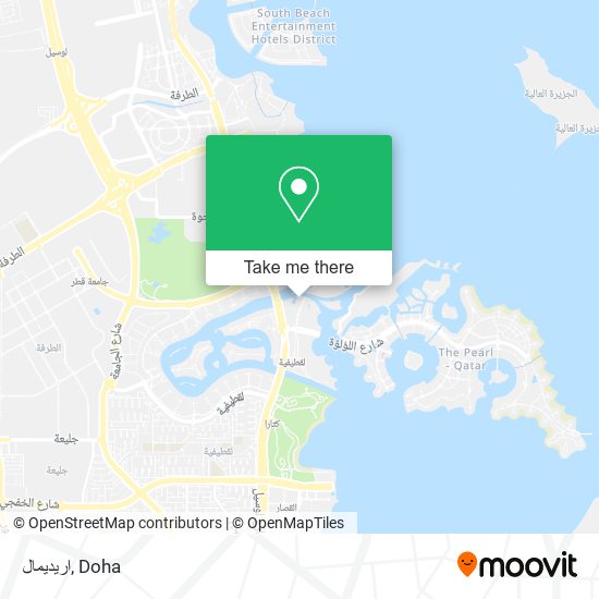 اريديمال map
