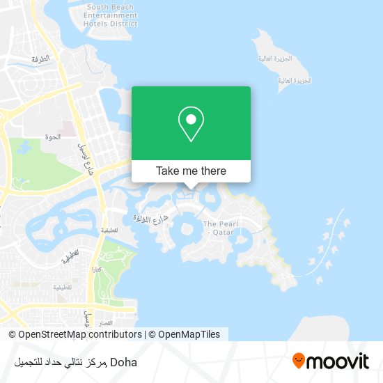 مركز نتالي حداد للتجميل map