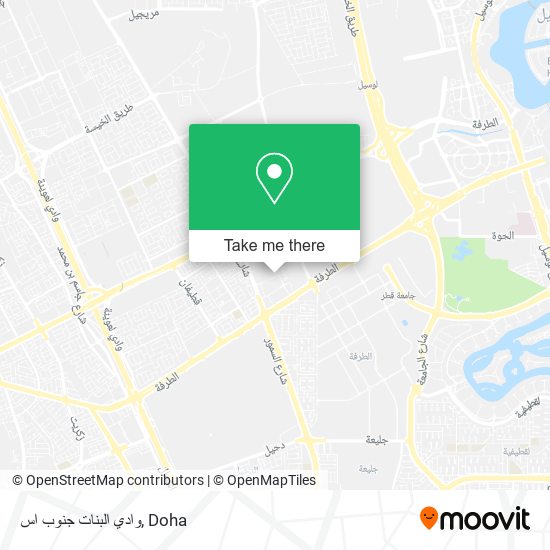 وادي البنات جنوب اس map