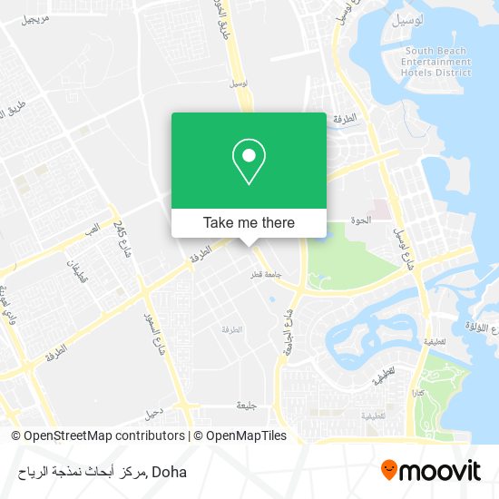 مركز أبحاث نمذجة الرياح map
